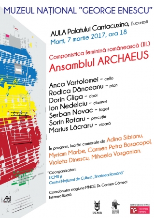 Ansamblul „ARCHAEUS” - Componistica feminină românească (III)
